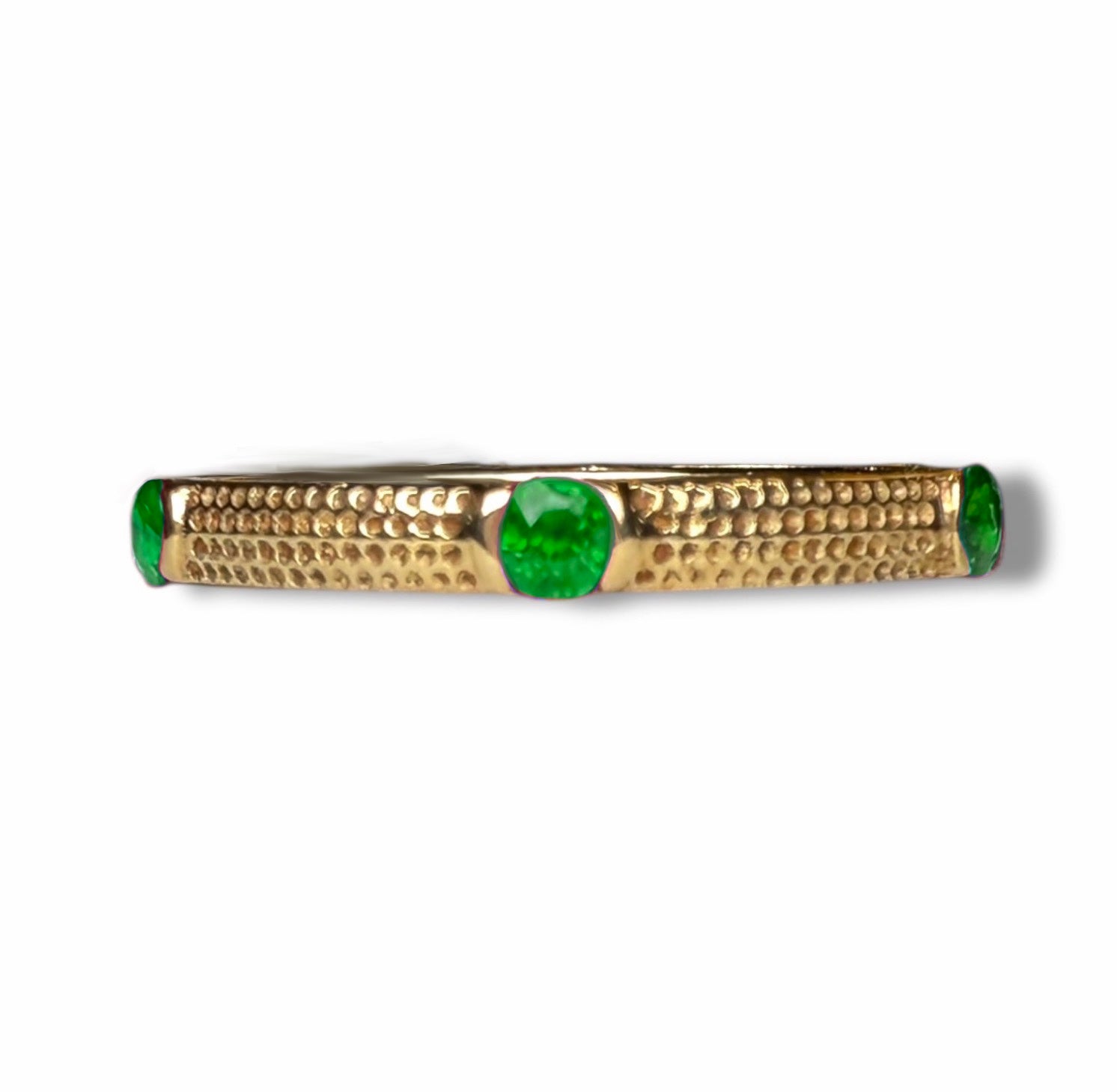 Elegant 9k Gold Ruby Ring – Timeless Design with Six Sparkling Rubies