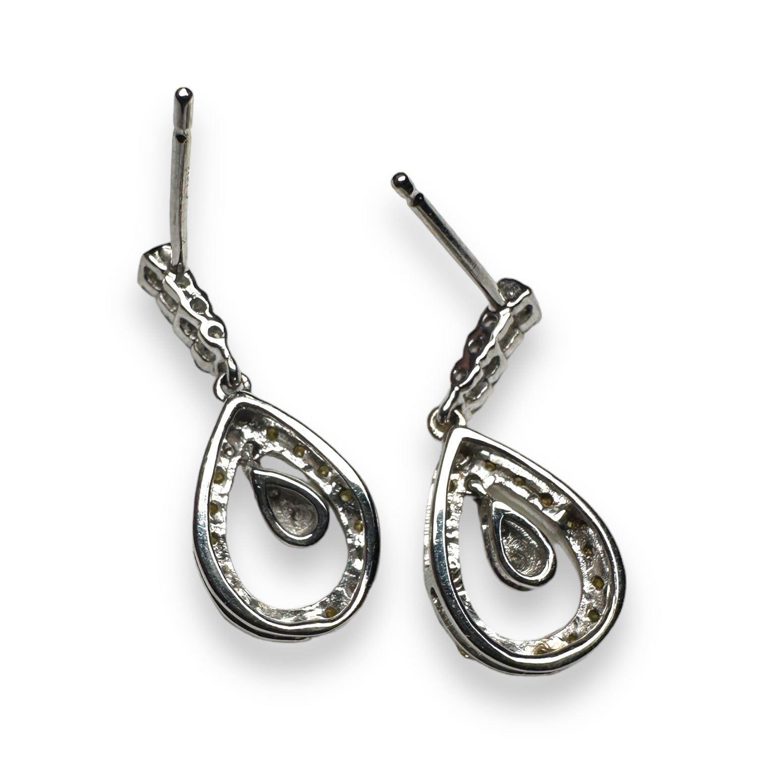14k gold Diamond drop earring