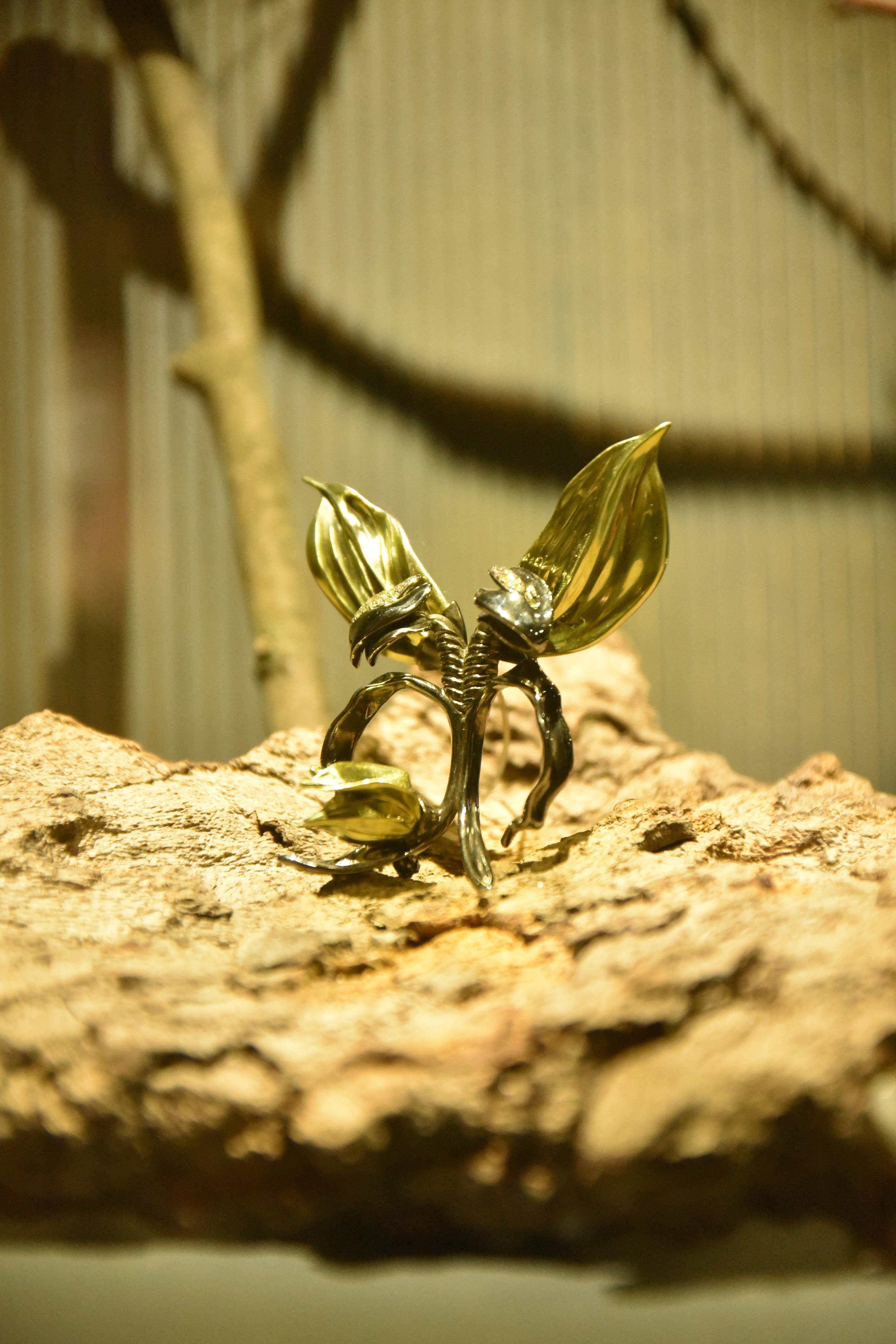 Hand-carved Brooch