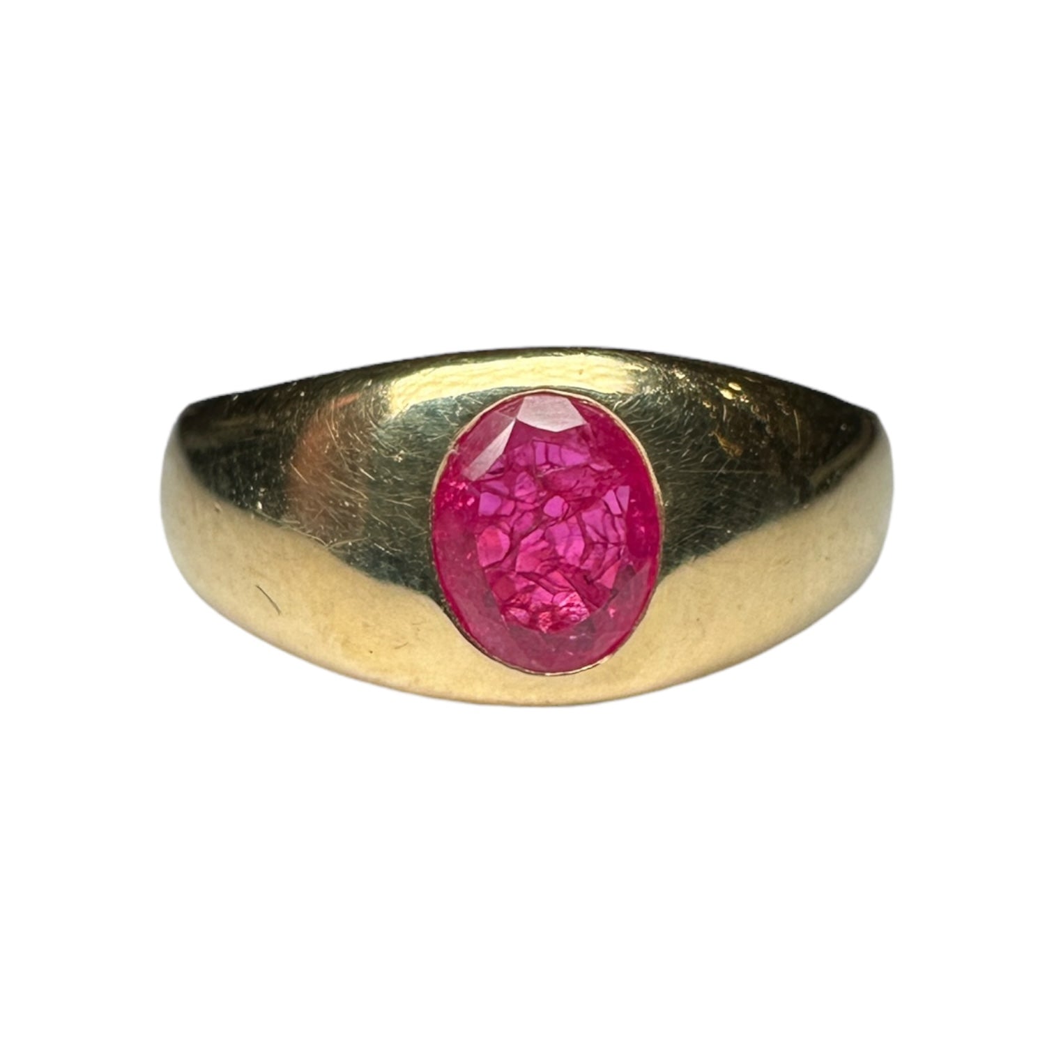 Ruby engagement ring