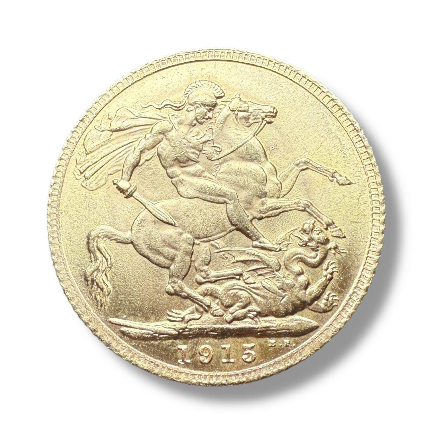 1915 Gold Sovereign – King George V, St George and the Dragon