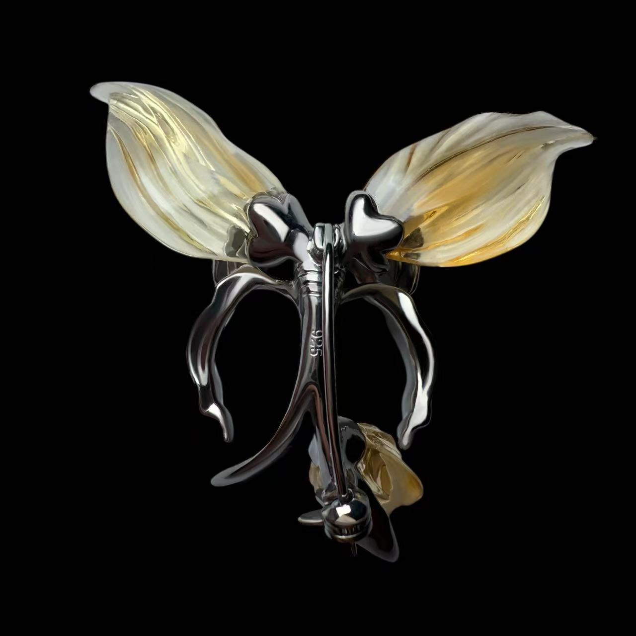 Hand-carved Brooch