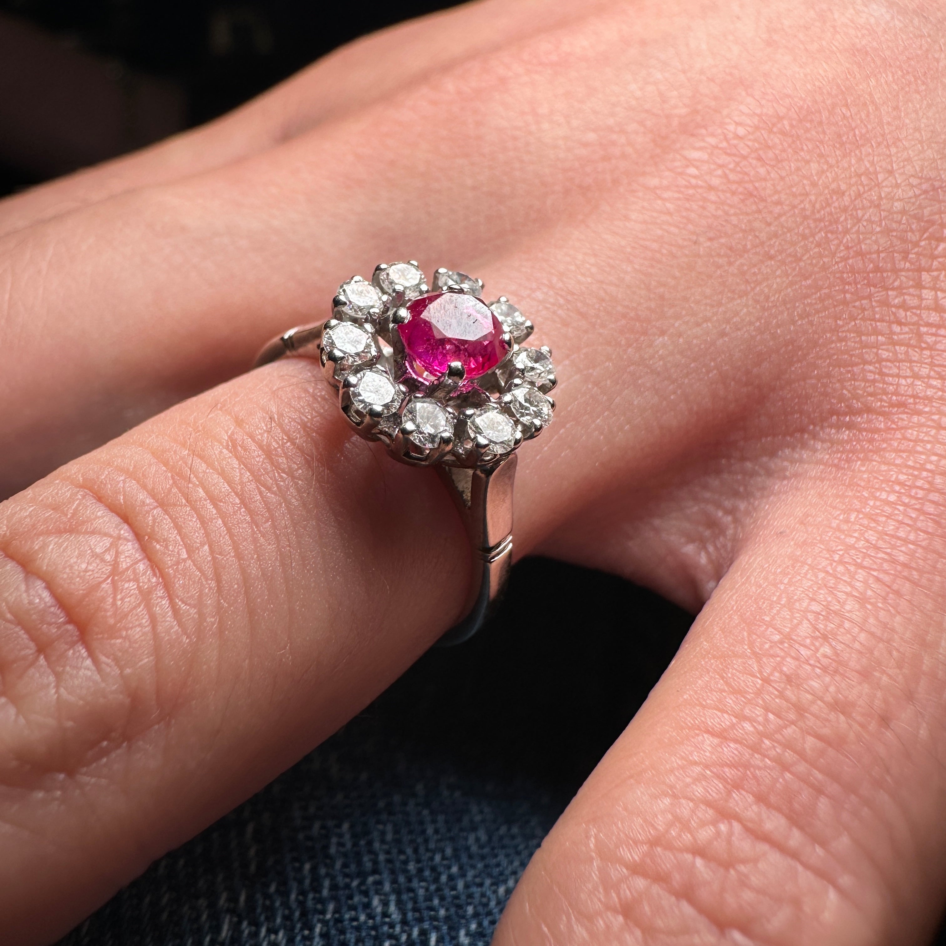 Ruby Cluster Ring