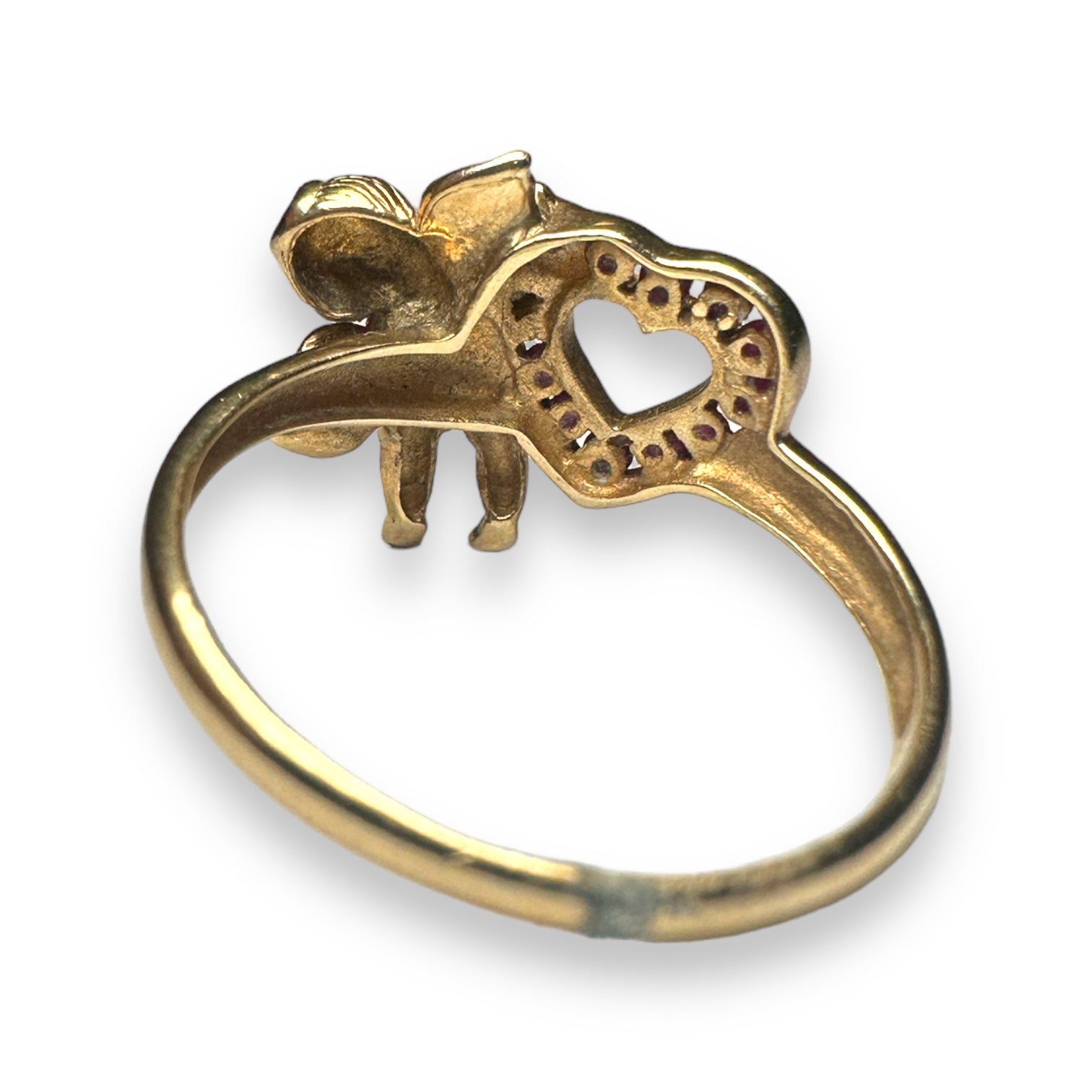 Ruby and diamond ring