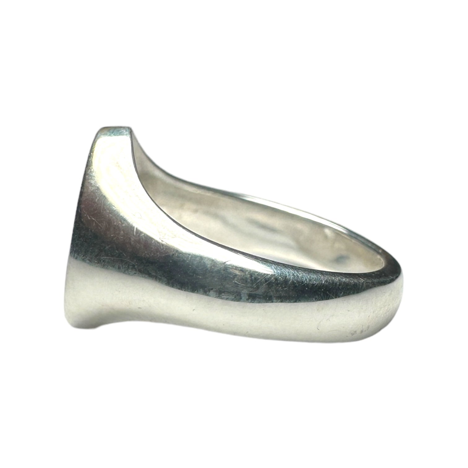 Silver signet ring
