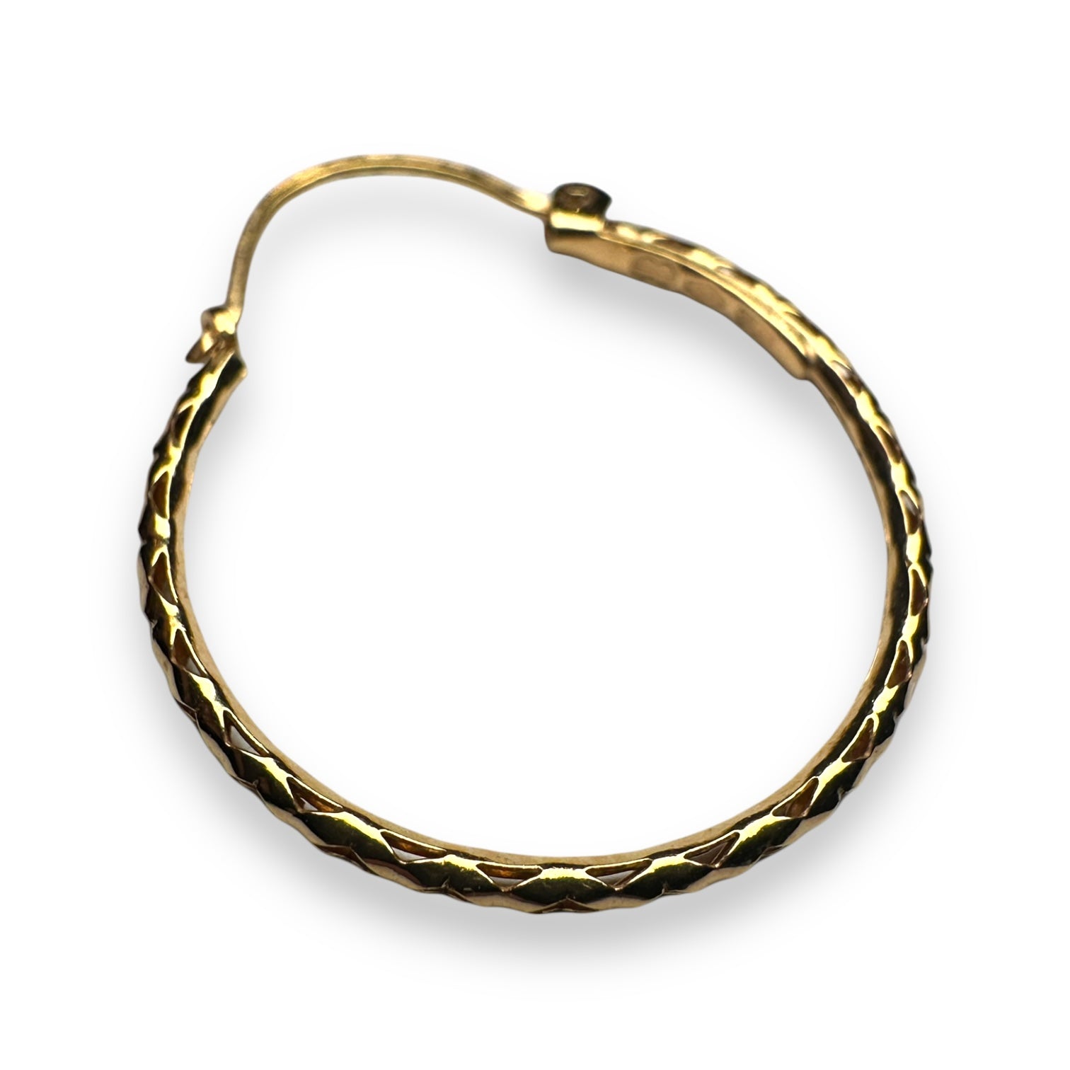 Gold earrings