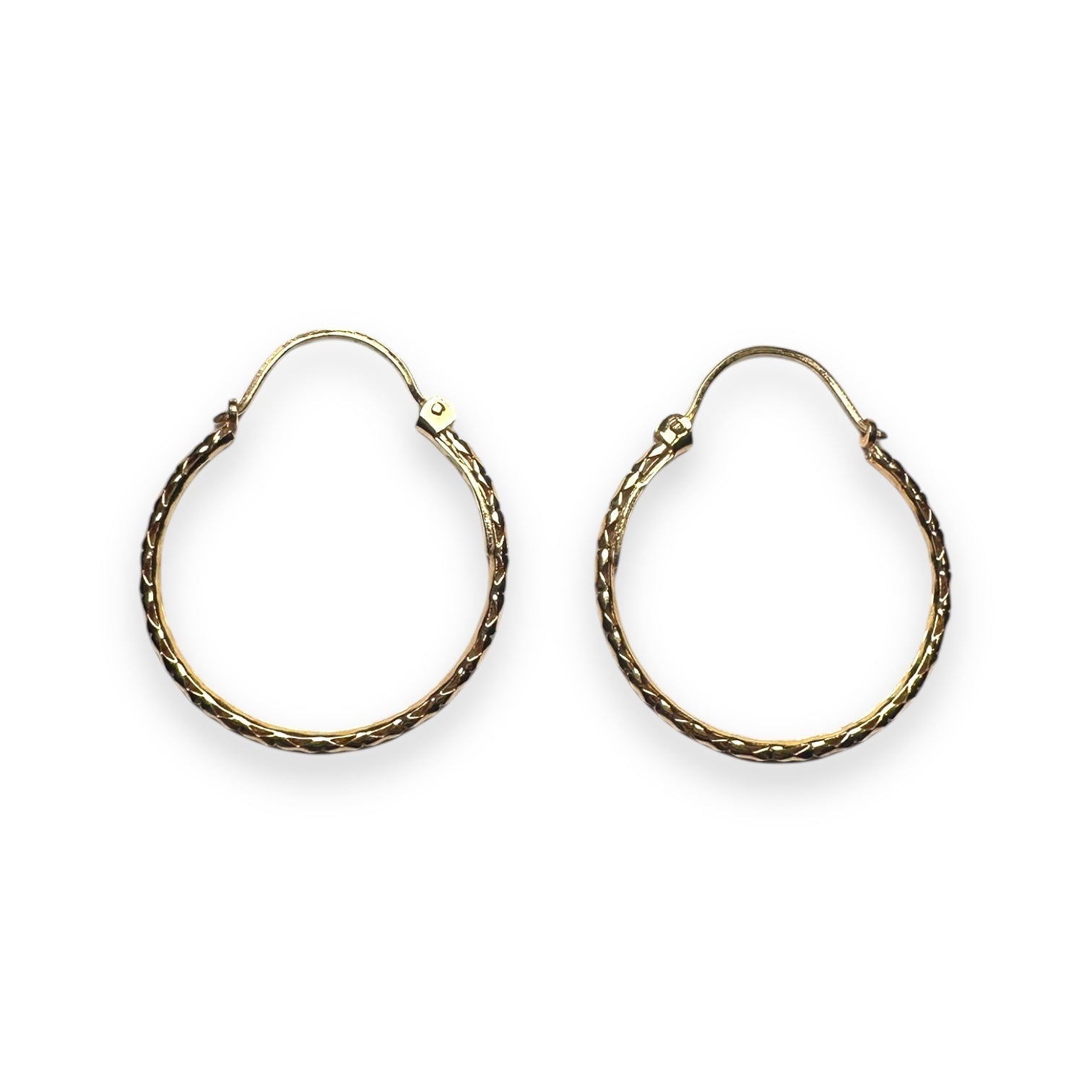 Gold earrings