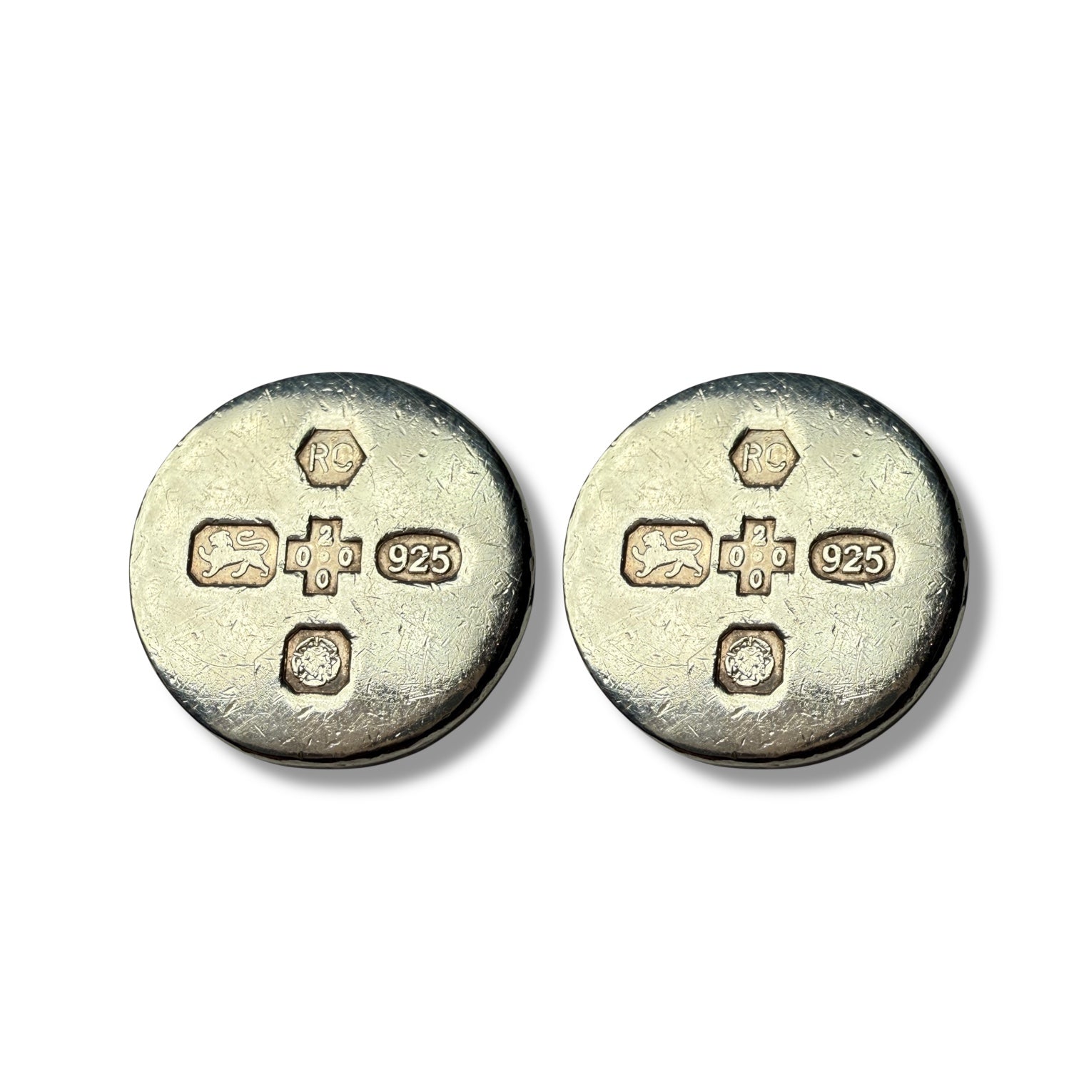 Heavy Sterling Silver Hallmarked Cufflinks