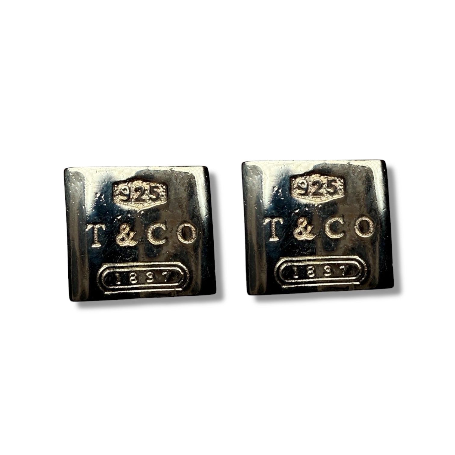 Tiffany & Co. Sterling Silver Cufflinks – “1837” Collection