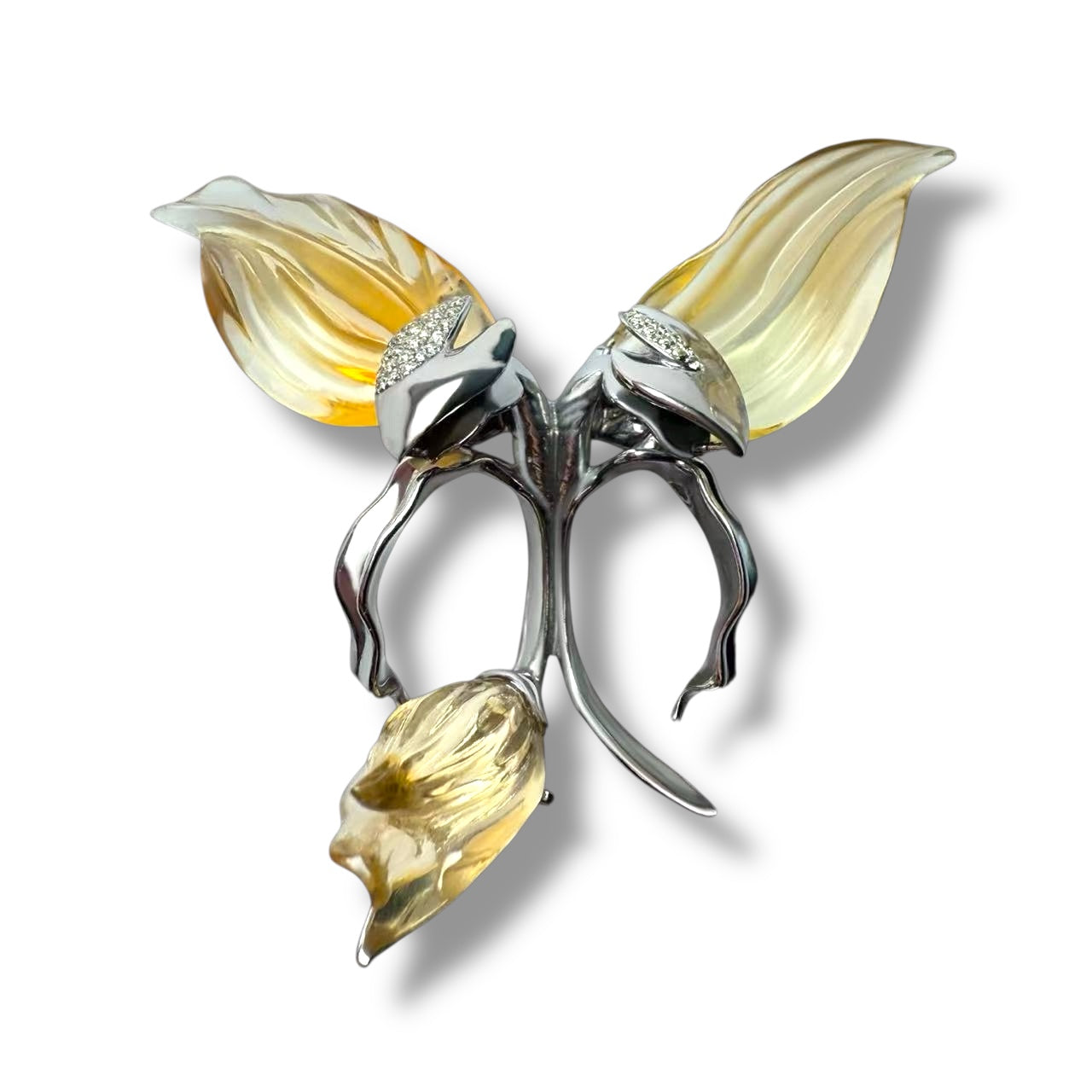 Hand-carved Brooch