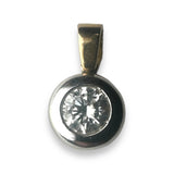 Diamond gold pendant 0.50 ct