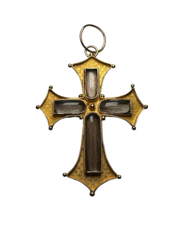 Antique Gold Cross Pendant