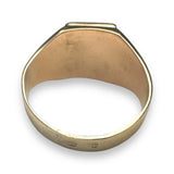 Signet gold ring