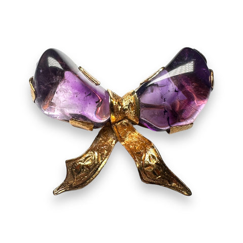 Amethysts brooch