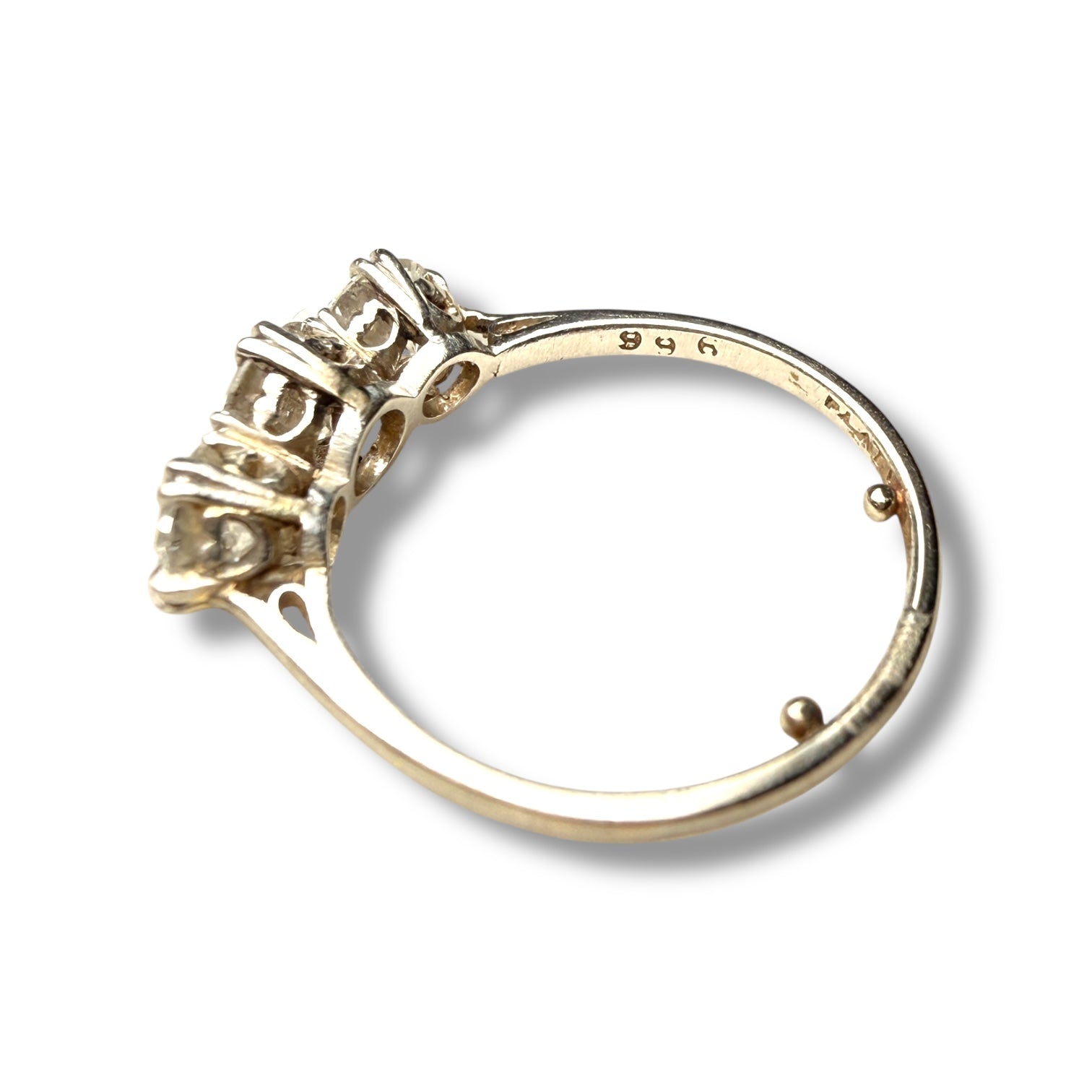 Platinum Trilogy Diamond Ring