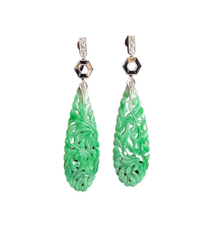 Jade Earrings by Janesich