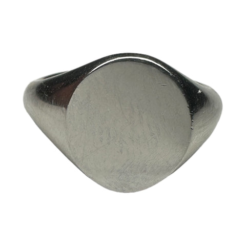 Platinum signet ring