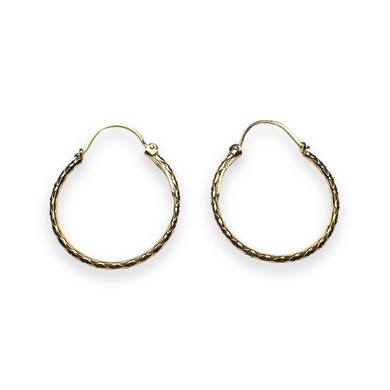 Gold earrings