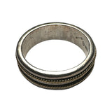 Silver and gold Lalaouis ring