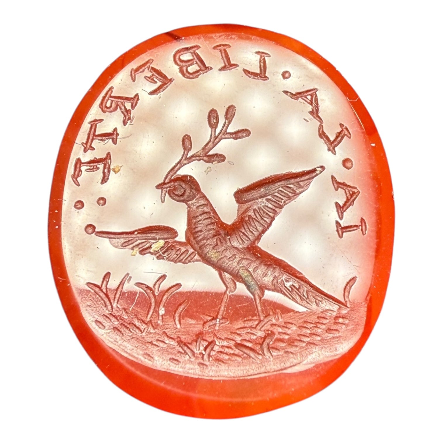 Antique Intaglio Carnelian Seal 