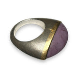 Gold and silver ring