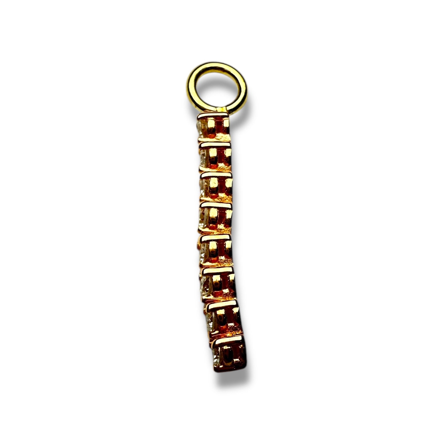9k gold diamond  pendant