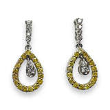 Diamond drop earring