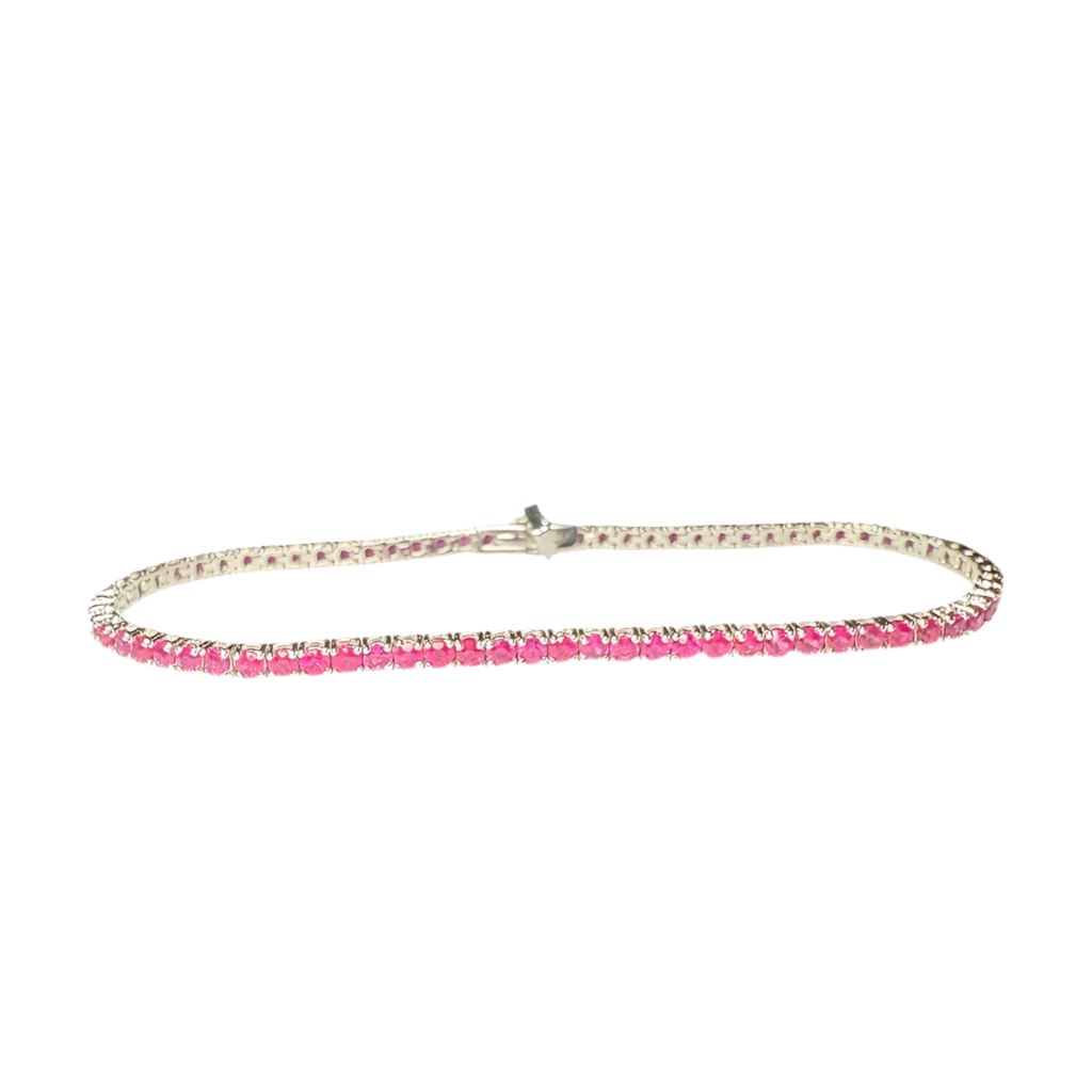 Ruby 18k gold bracelet