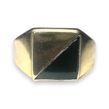 Signet gold ring