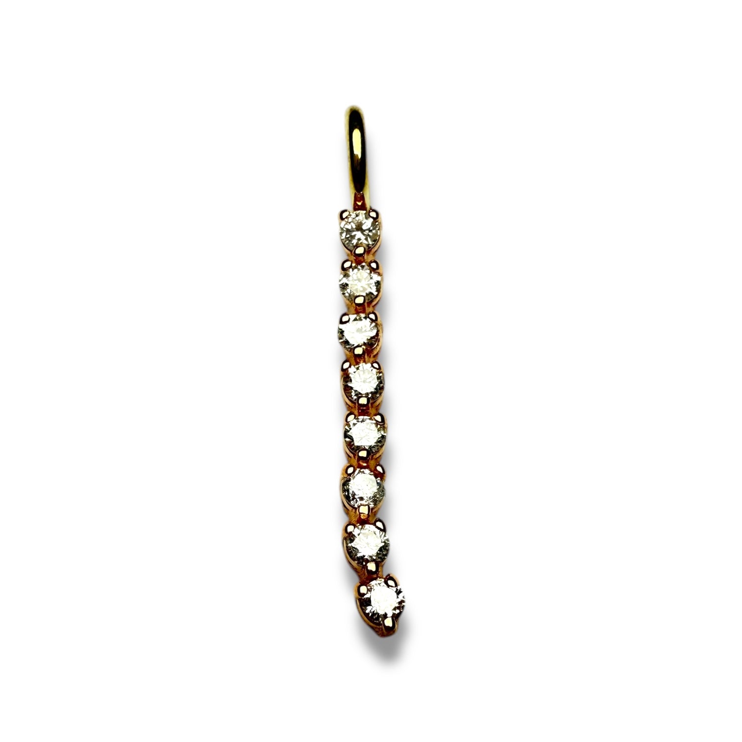 9k gold diamond  pendant