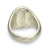 Silver signet ring