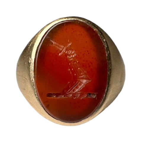 Signet ring 10k gold