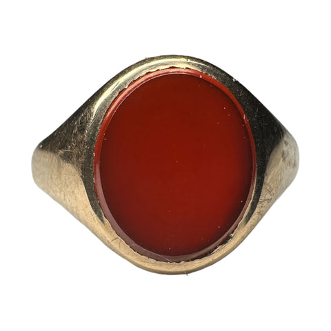 Carnelian signet ring