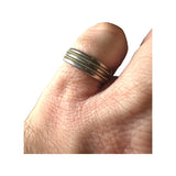 Silver and gold Lalaouis ring