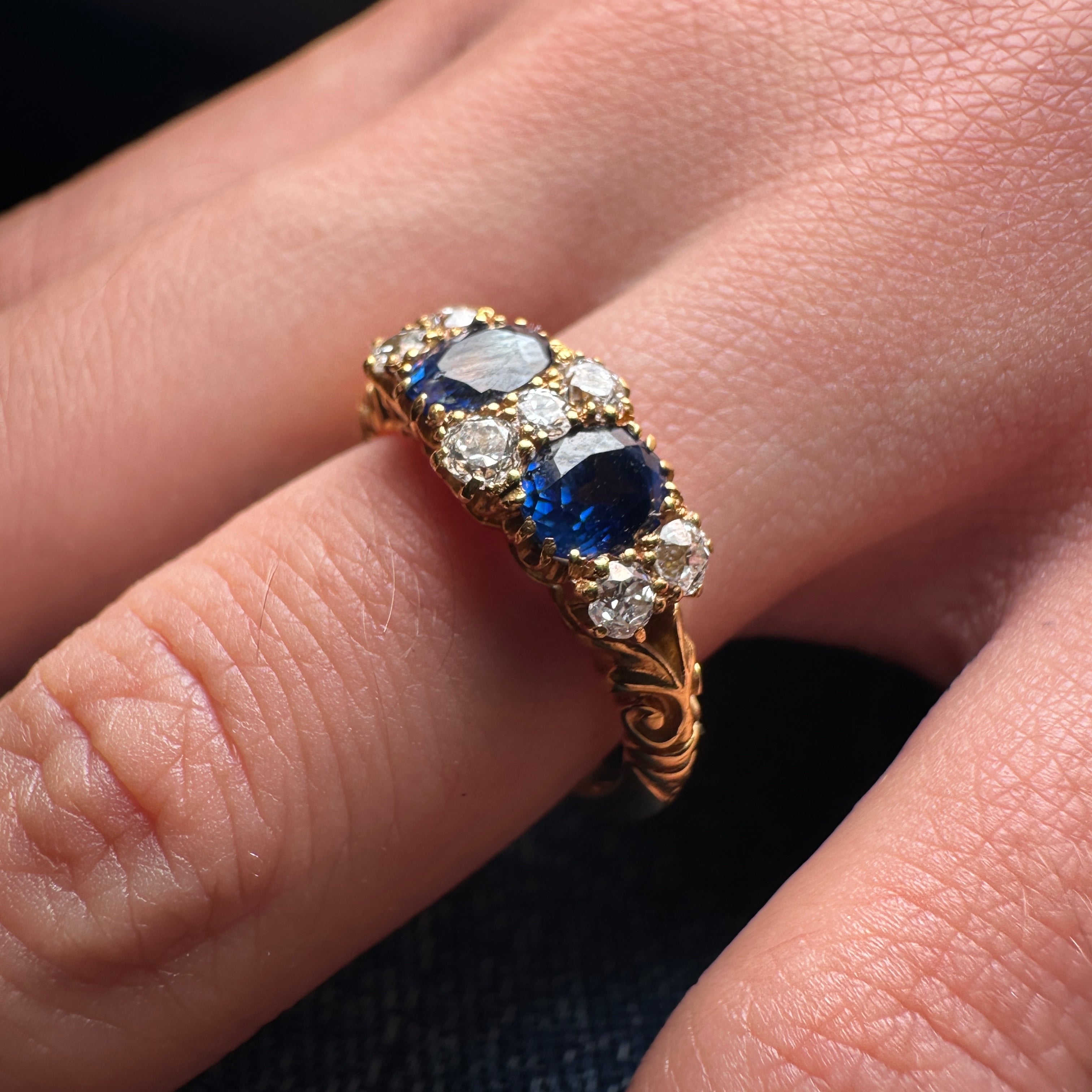 Sapphire and Diamond Ring