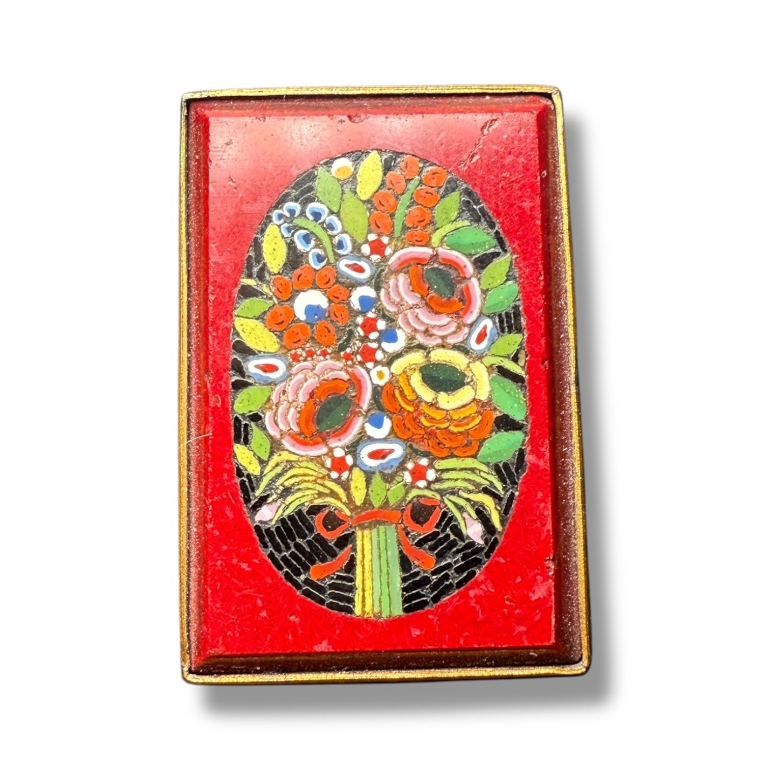 Vintage Italian Micromosaic Plaque 