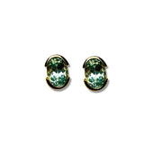 Topaz earring 9k gold