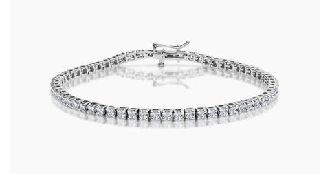 Tennis diamond bracelet 5.67ct