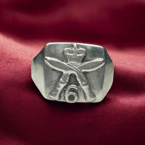 Signet silver ring