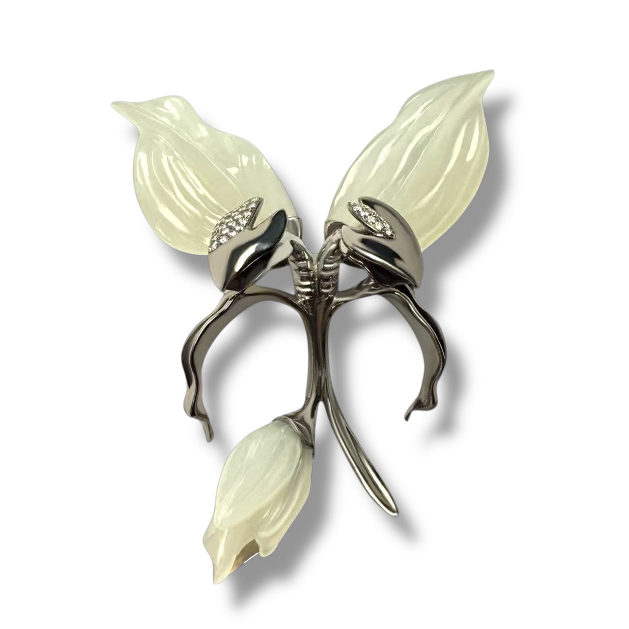 Hand-carved Brooch