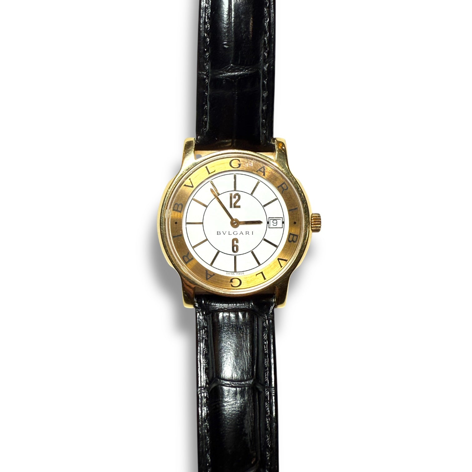 Bvlgari Solotempo ST 35 G – Unisex – 18kt Solid Yellow Gold – 35mm