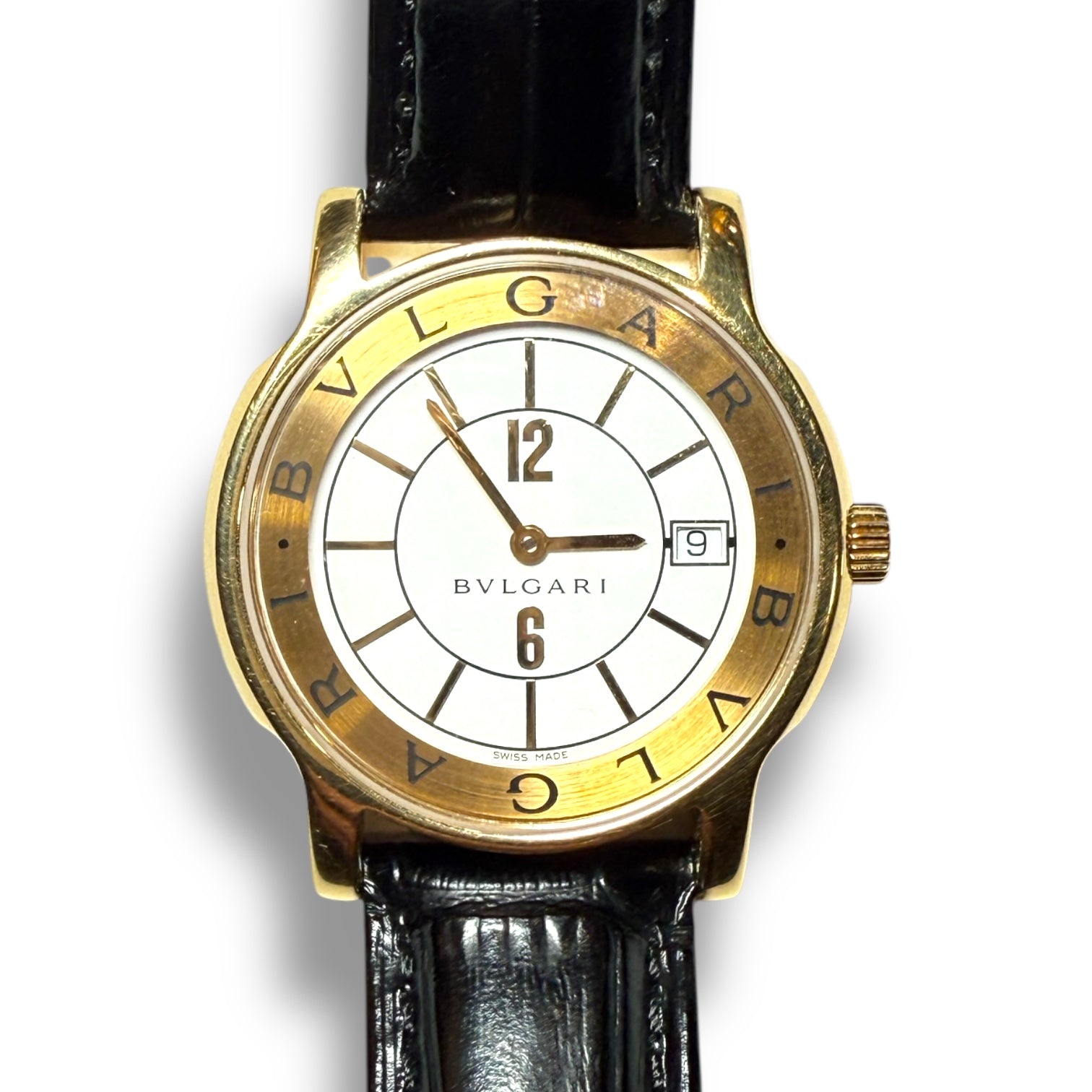 Bvlgari Solotempo ST 35 G – Unisex – 18kt Solid Yellow Gold – 35mm
